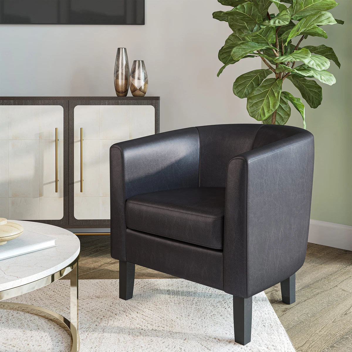 Single cushion chair sale
