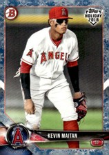 2018 Topps Holiday Bowman #TH-KM Kevin Maitan Los Angeles Angels