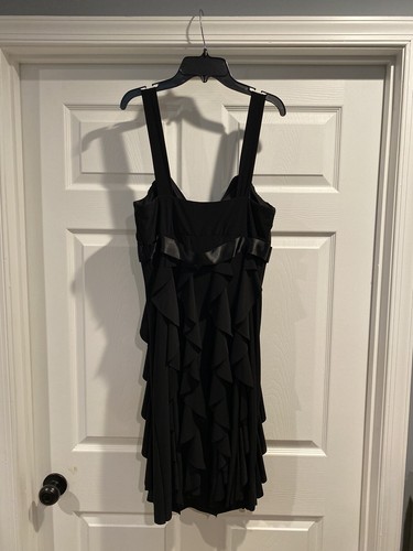 Dress Barn Cocktail Dress Women's 10 Black - Picture 2 of 3