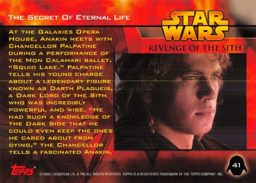 TOPPS 2005 STAR WARS REVENGE OF THE SITH PICK-A-CARD BASE TRADING CARDS #1-90 - Picture 83 of 181