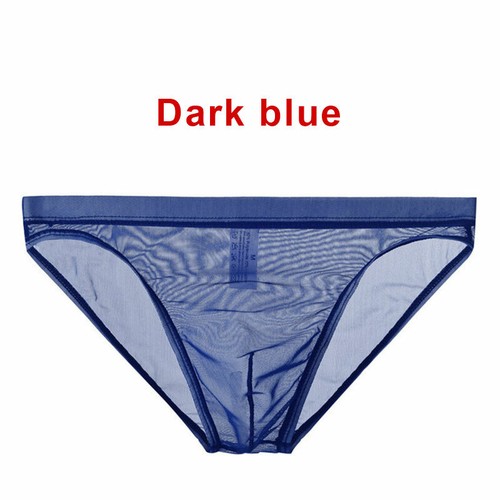 Herren Sexy Low-Rise Eis Seide Höschen Schlüpfer Bikini Unterwäsche Unterhose Slip - Bild 20 von 20