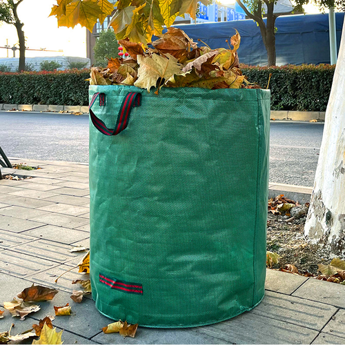 5X Gartensack Laubsack Rasensack Gartenabfallbehälter Behälter Gartentasche 500L - Bild 9 von 10