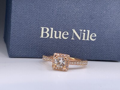 $2538 Blue Nile 14k Rose Gold Diamond ct Size