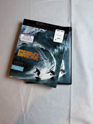 Point Break (2015) 4K Ultra HD + Blu-ray w/OOP Slipcover! - VG** 2 Discs !!