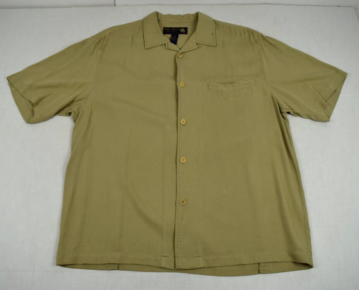 Vintage Bowling Shirt Nat Nast Luxury Originals Size M 00s 1