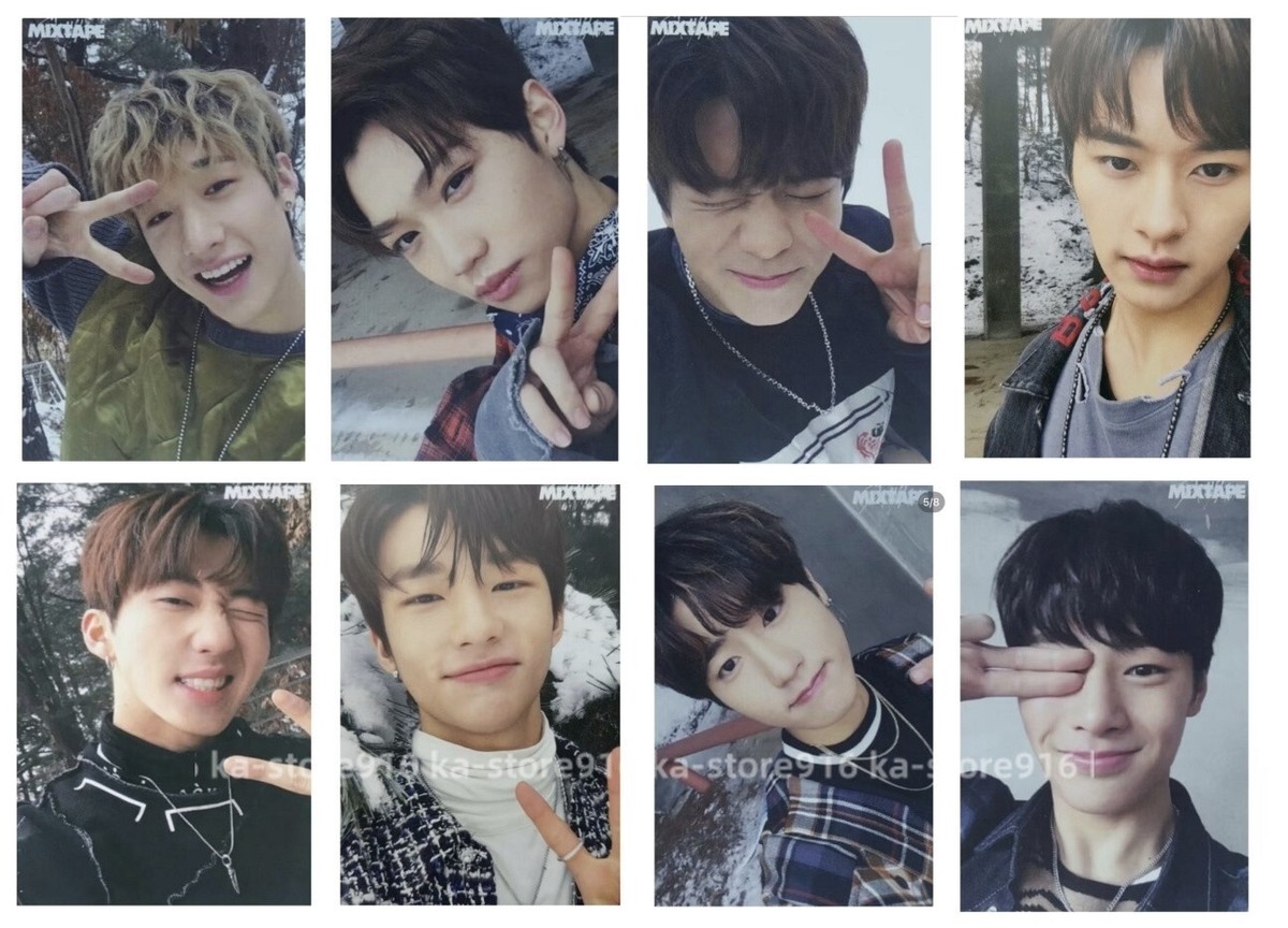 Stray Kids Pre Debut Mixtape Album Official Photocard Selfie ver