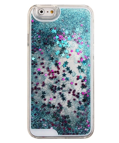Pour IPhone Coque Rigide avec Liquides Sable Mouvant Étoiles Paillettes - Photo 3 sur 13