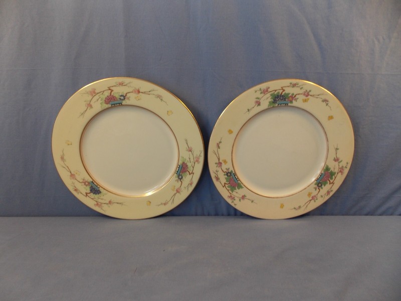 LENOX "Mandarin" 2 Dinner Plates 10 1/2"