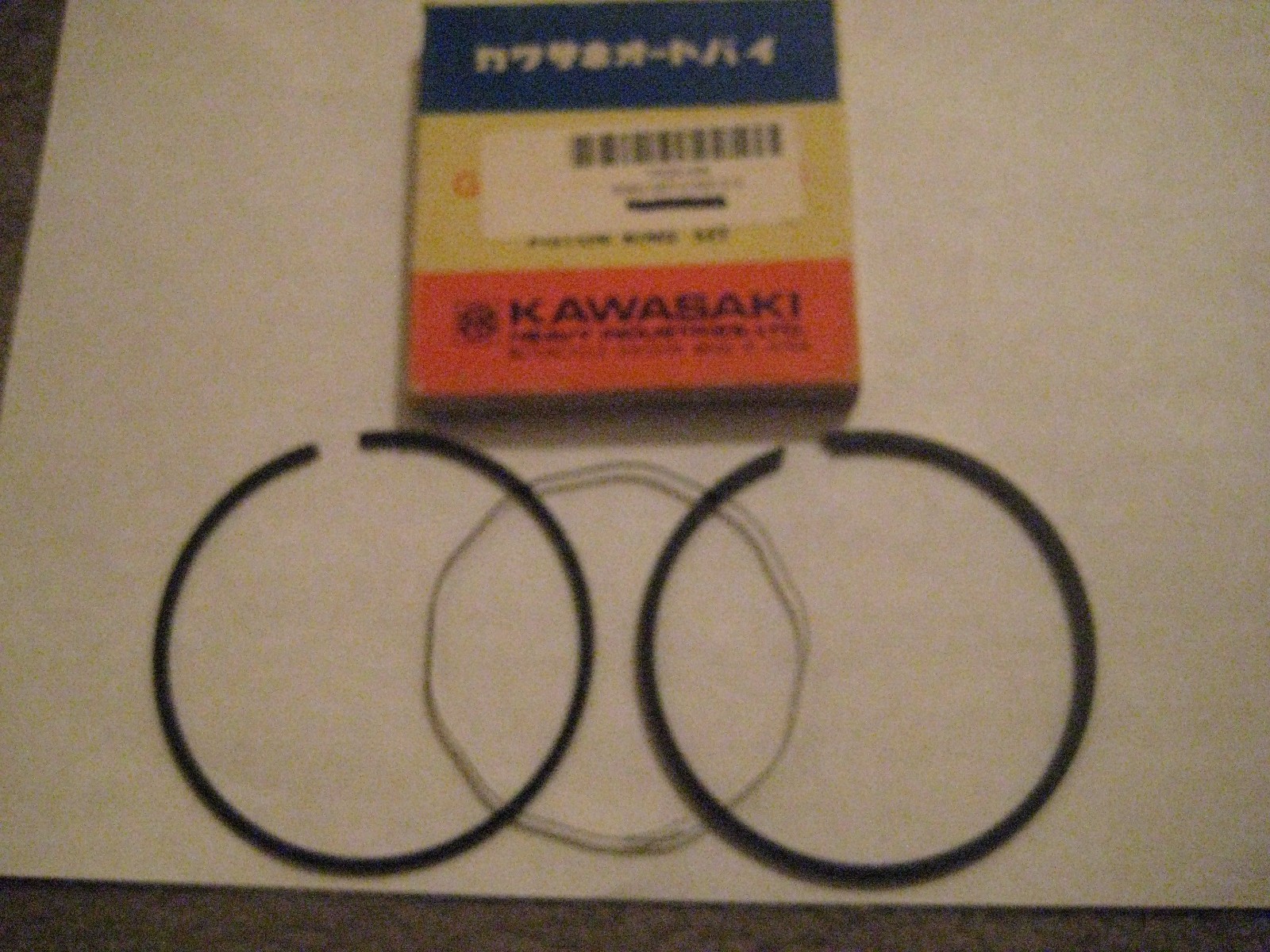 KAWASAKI KX450/F12MX PISTON RINGS .020 OVER NOS! eBay