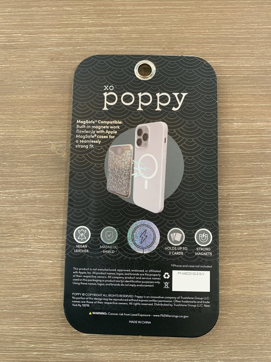 XO Poppy Magnetic Card Holder MagSafe Compatible New | eBay