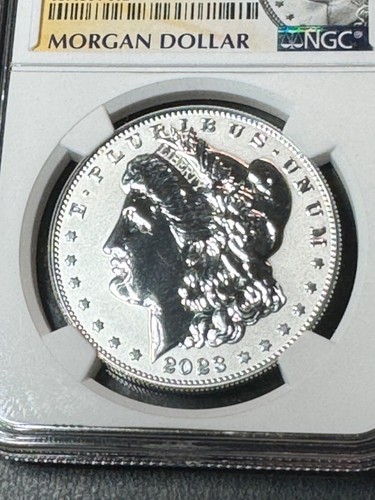 2023 $1 Reverse Proof Morgan Dollar NGC Rev PF 69 First Releases. - Picture 5 of 6