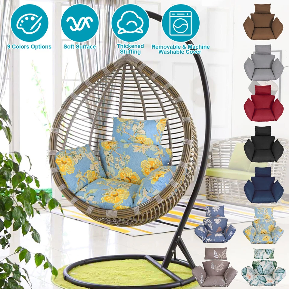 替换靠垫套装庭院花园秋千椅吊床座椅靠背垫垫 — 第 3/4 张图片