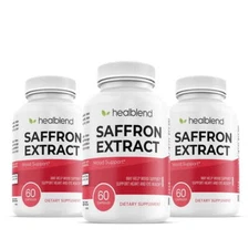 Pure Saffron Extract 88.5 mg - Mood, Focus, Vision and Heart Health Supplements