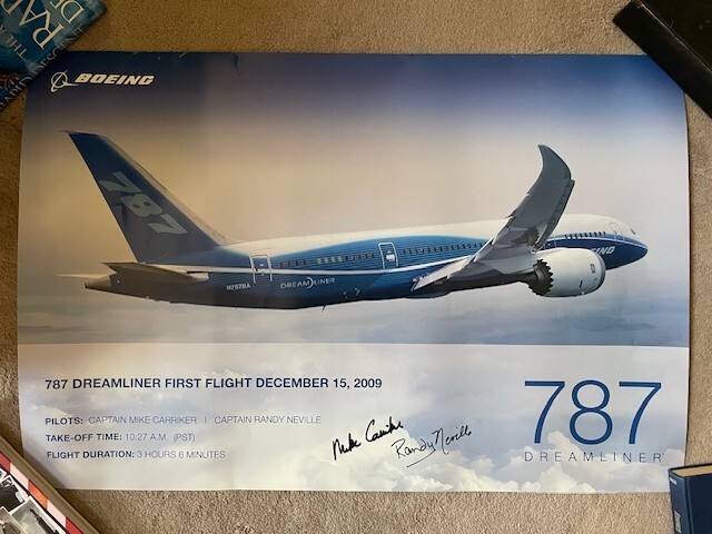 Boeing 787 Dreamliner First Flight Poster / December 15, 2009