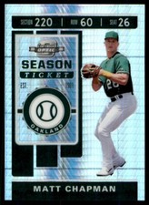 2020 Panini Contenders Optic Chronicles Hyper Prizm Matt Chapman #20 13/299