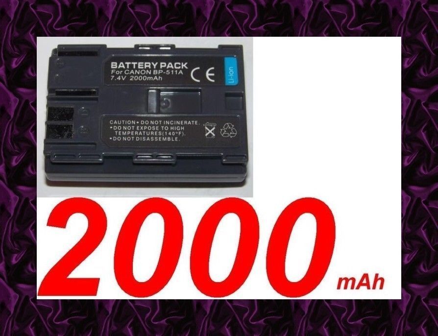 Batterie Canon Optura 20 de 2000mAh pour filmer vos souvenirs de voyage