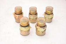  5 Brennan 6400-16-12-O Straight Thread Connector, 3/4 M JIC to 1 M O-Ring Boss