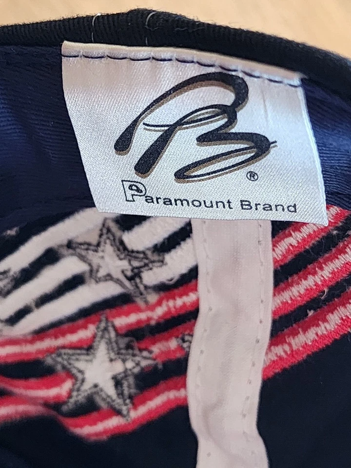 SOMBRERO GORRA AJUSTABLE BORDADO PBR PROFESIONAL BULL RIDERS ROJO/BLANCO/AZUL Foto 4 de 4