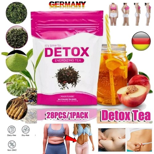Lulutox Tee Gewichtsverlust,hilft Blähungen zureduzieren,Detox Energizing Tee