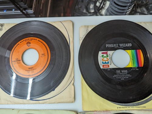 Vintage Lot BIG 70s 45 RPM Record Records Vinyl Music Lennon The Who Flack - Picture 14 of 22