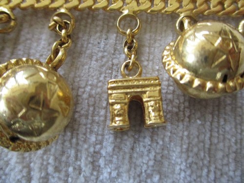 Vintage CELINE Made in Italy Balls & Arc Brooch Pin - Picture 8 of 23