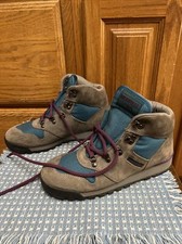 Merrell Teal Lazer Women's Size US 8 Hiking Boots Leather Purple Vintage