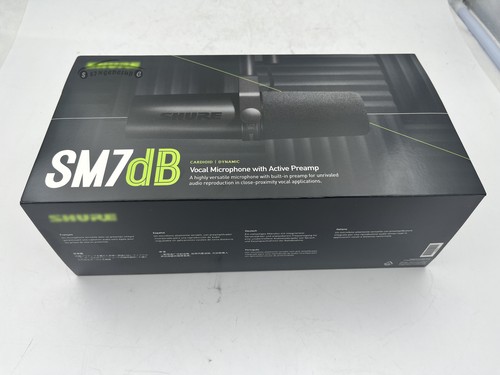 Shure SM7DB Active Dynamic Cardioid Vocal Microphone with Built-in Preamp NEW