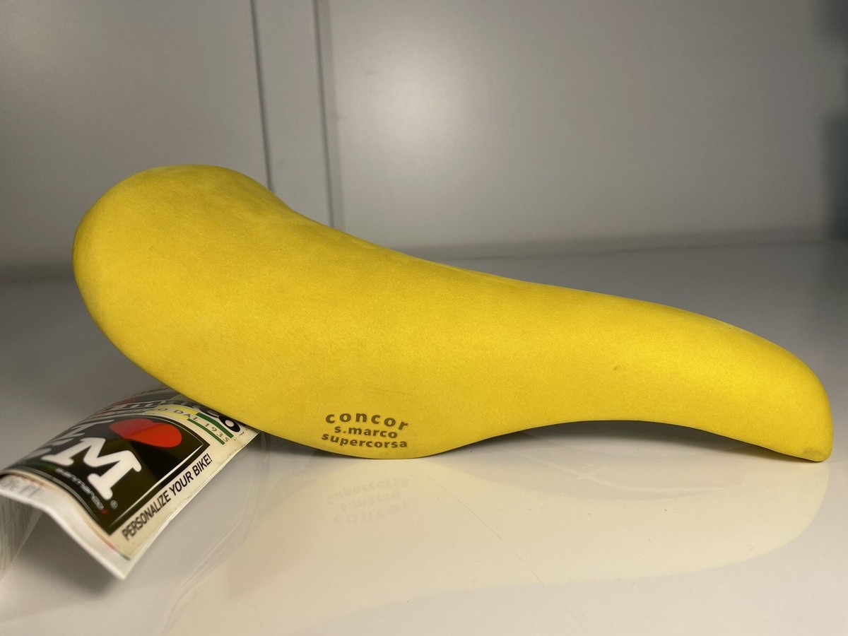 サンマルコ　concor super corsa イエロー NOS Selle San Marco Concor Supercorsa Vintage Yellow chamois