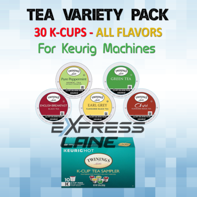 Twinings Tea 30 K-Cups Variety Pack Pods KEURIG Night Earl Herbal