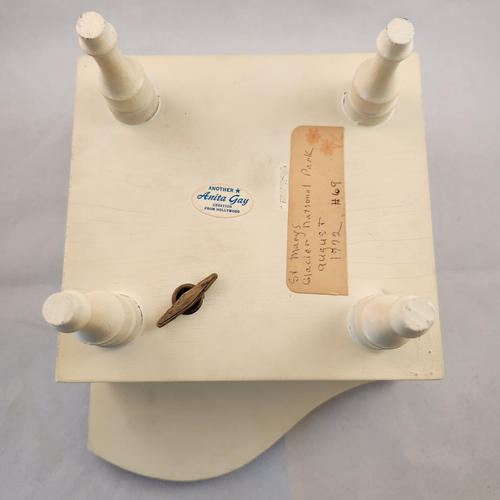 Vintage Piano Musical Jewelry Box by Anita Gay / Beautiful, Wooden & Working - Picture 9 of 12
