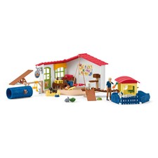 Schleich 42607 Tierhotel BAUERNHOFWELT Haustiere Spielzeug Hundepension Zwinger Spielset Tier