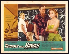 THUNDER OVER HAWAII Orig Movie Lobby Card Poster Beverly Garland Film Noir r60