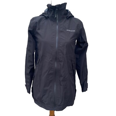 Didriksons Girls Black Rain Jacket 150 (US 12) 