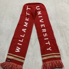 Willamett University Winter Scarf 7"x65" Salem Oregon By Ruffneck 