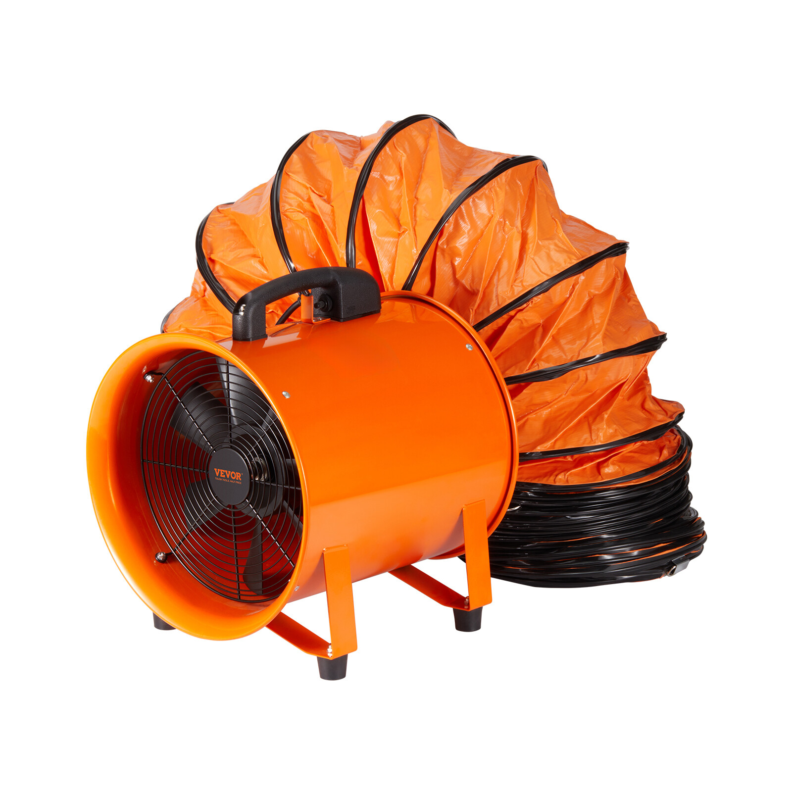 Ventilateur industriel extracteur 254 mm VEVOR avec gaine de ventilation flexible en PVC 10 m
