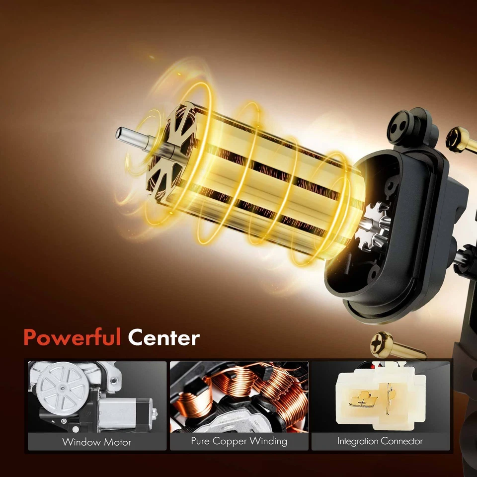 Regulador de janela de energia com motor para Toyota Land Cruiser Lexus LX450 traseira esquerda - Imagem 4 de 4