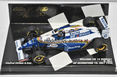 Williams FW16 Renault 1994 Damon HILL Sieger England GP Silverstone 1:43 PMA