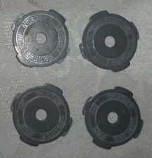 Vintage Lot of 4 Chicago Corporation Webster 45 RPM Record Adapters