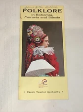 Rare 1994 Folklore In Bohemia, Moravia And Silesia Czech Tourist Authority