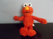 Fisher Price 2005 Sesame Street 10" Plush Beanbag Stuffed Toy Elmo GUC
