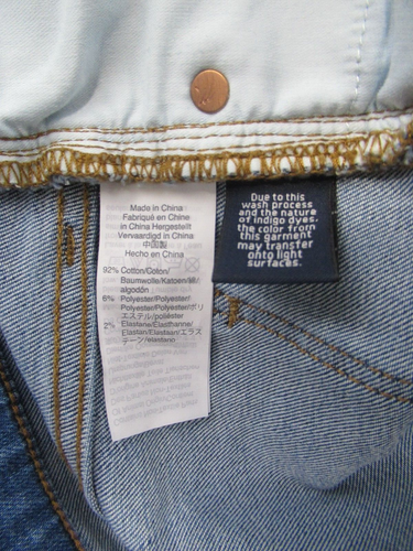 Madewell Jeans Women's 25P 8" Skinny Dark Blue Wash Denim Distressed Frayed Hem - Picture 11 of 17