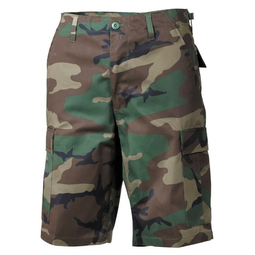 MFH Bermuda Pantaloncini uomo militari Tasconi Cargo US BDU Shorts Woodland  | eBay