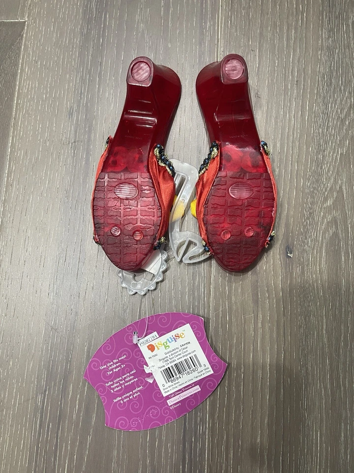 Blancanieves Zapatos Disney Princesa Vestido Elegante Halloween Niño Disfraz Accesorio Foto 3 de 4