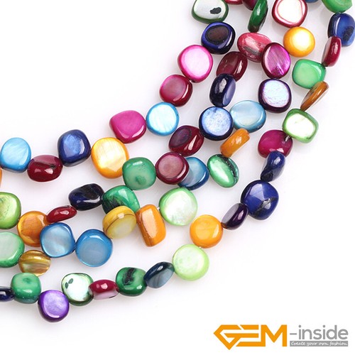 Colorful Shell MOP Chips Gemstone Spacer Beads For Jewelry Making 15"& 34"Strand - Picture 42 of 44