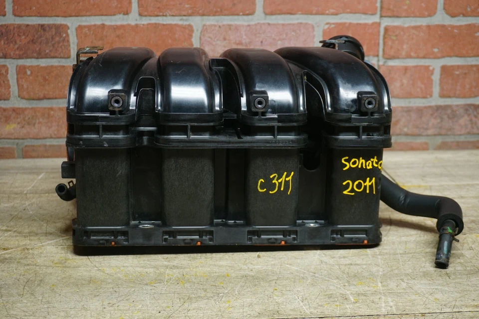 Hyundai Sonata 2011-2014 2,4 L L4 motor gasolina colector de admisión de aire OEM Foto 3 de 4