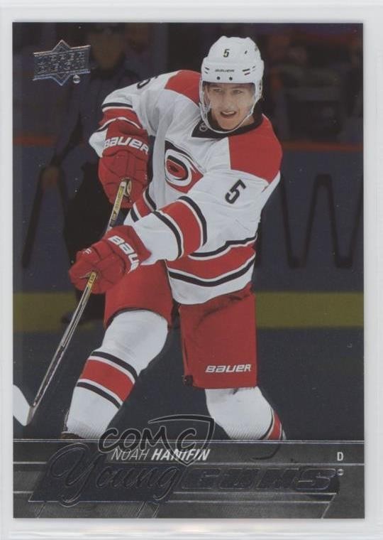 2015-16 Upper Deck Young Guns Silver Foil Board Noah Hanifin #499 1k0r