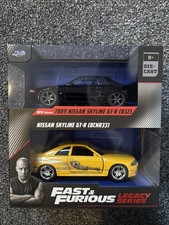 Jada Toys Fast & Furious Legacy Series Double Nissan Skyline R32 & Skyline R33  