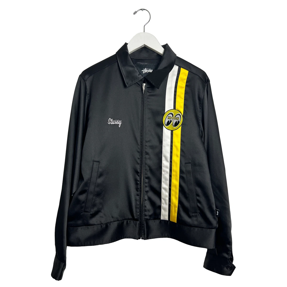 Stussy Mooneyes Satin Garage Jacket Small | eBay