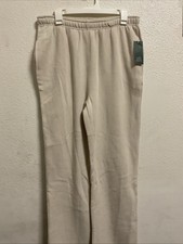 Women's High-Rise Straight Leg Sweatpants - Wild Fable Off White M