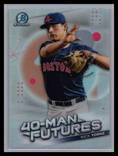 2021 Bowman Chrome #FMF-25 Nick Yorke 40-Man Futures Boston Red Sox